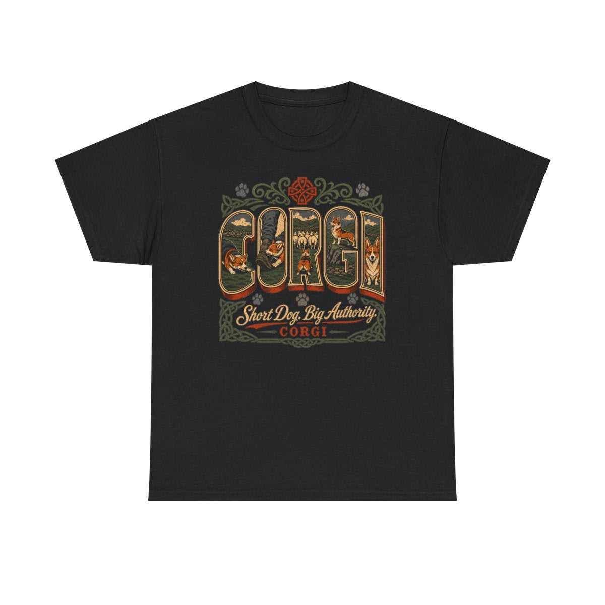 Celtic Corgi Authority t-shirt, view 2