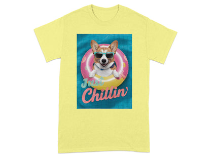 Just Chillin' Cute Dog Graphic Tee product
