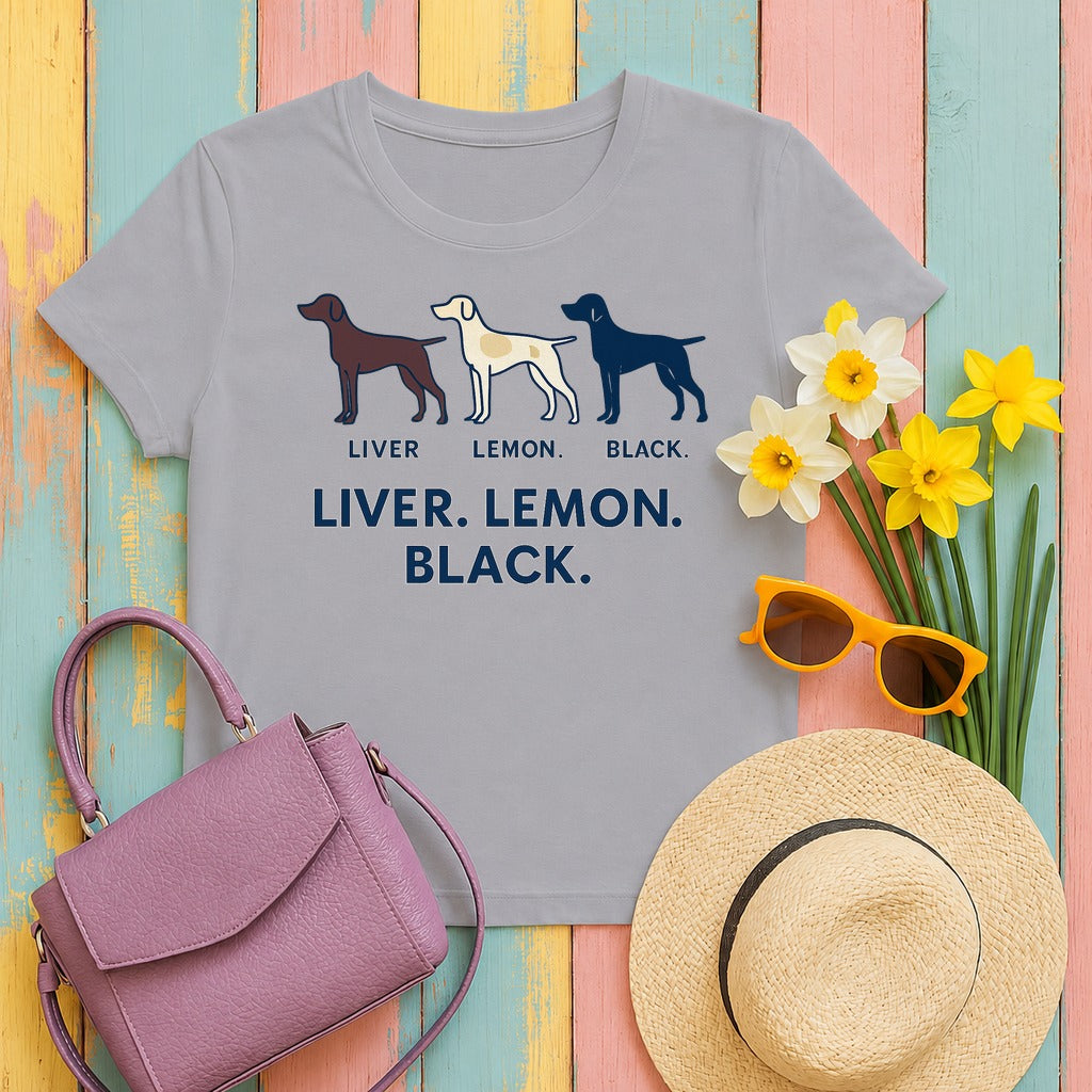 Pointer Coat Colors T-shirt in Athletic Heather