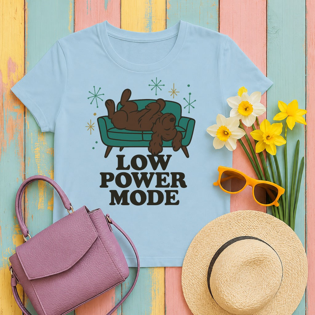 Boykin Spaniel Low Power Mode T-shirt