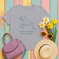 Vizsla Sixty Pounds of Lapdog Tee in Athletic Heather