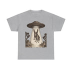 Chill Basset Hound Woodcut Art T-Shirt
