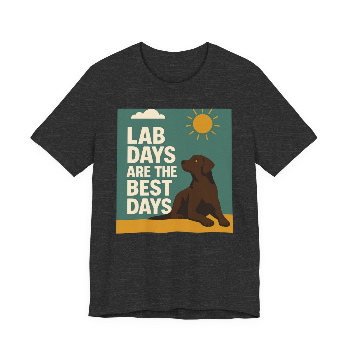 Chocolate Lab Days Are the Best Days t-shirt, view 6