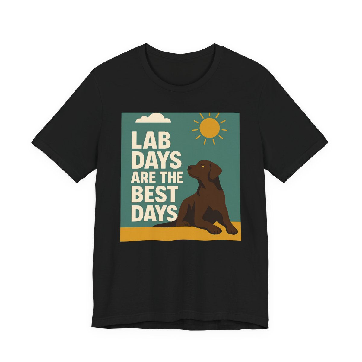 Chocolate Lab Days Are the Best Days t-shirt, view 3