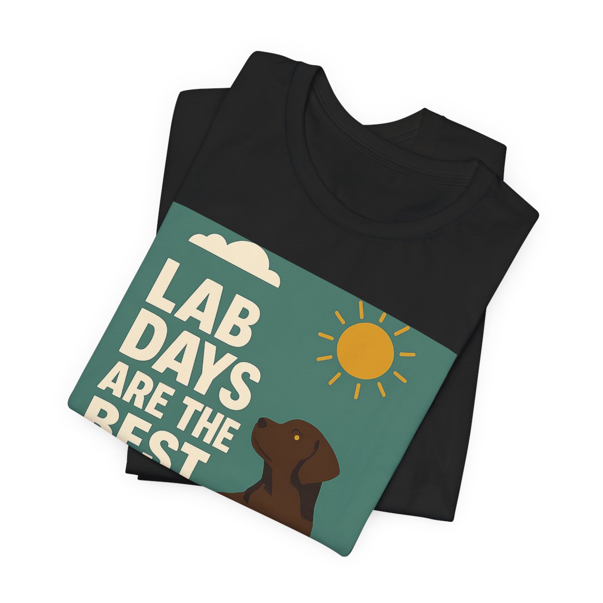 Chocolate Lab Days Are the Best Days t-shirt, view 2