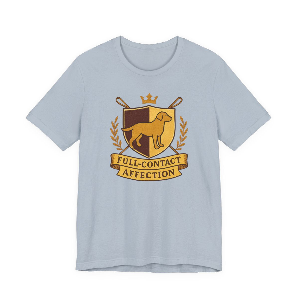 Chocolate Lab Full-Contact Affection t-shirt, view 6