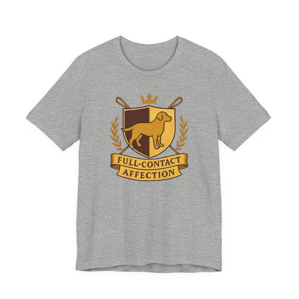 Chocolate Lab Full-Contact Affection t-shirt, view 7