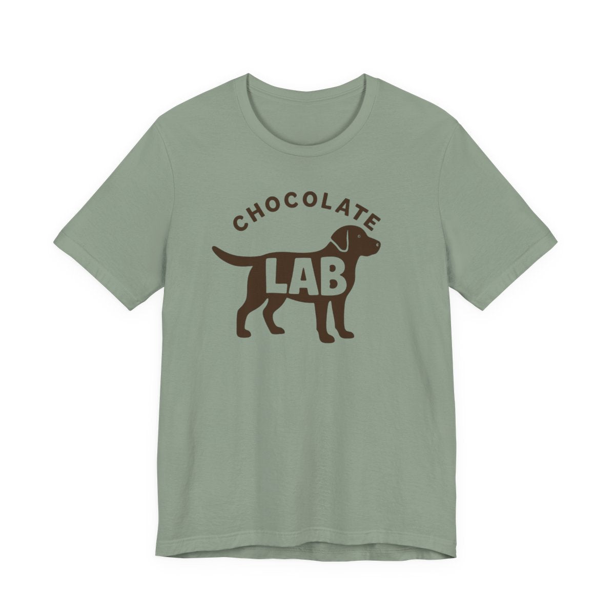 Chocolate Lab Silhouette t-shirt, view 5