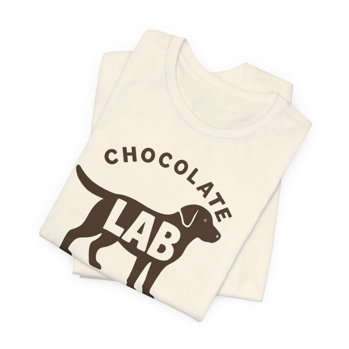 Chocolate Lab Silhouette t-shirt, view 2