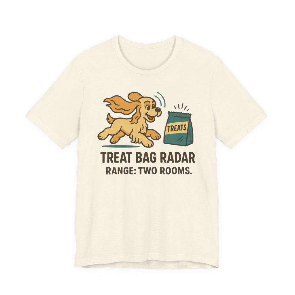 Cocker Treat Bag Radar t-shirt, view 4