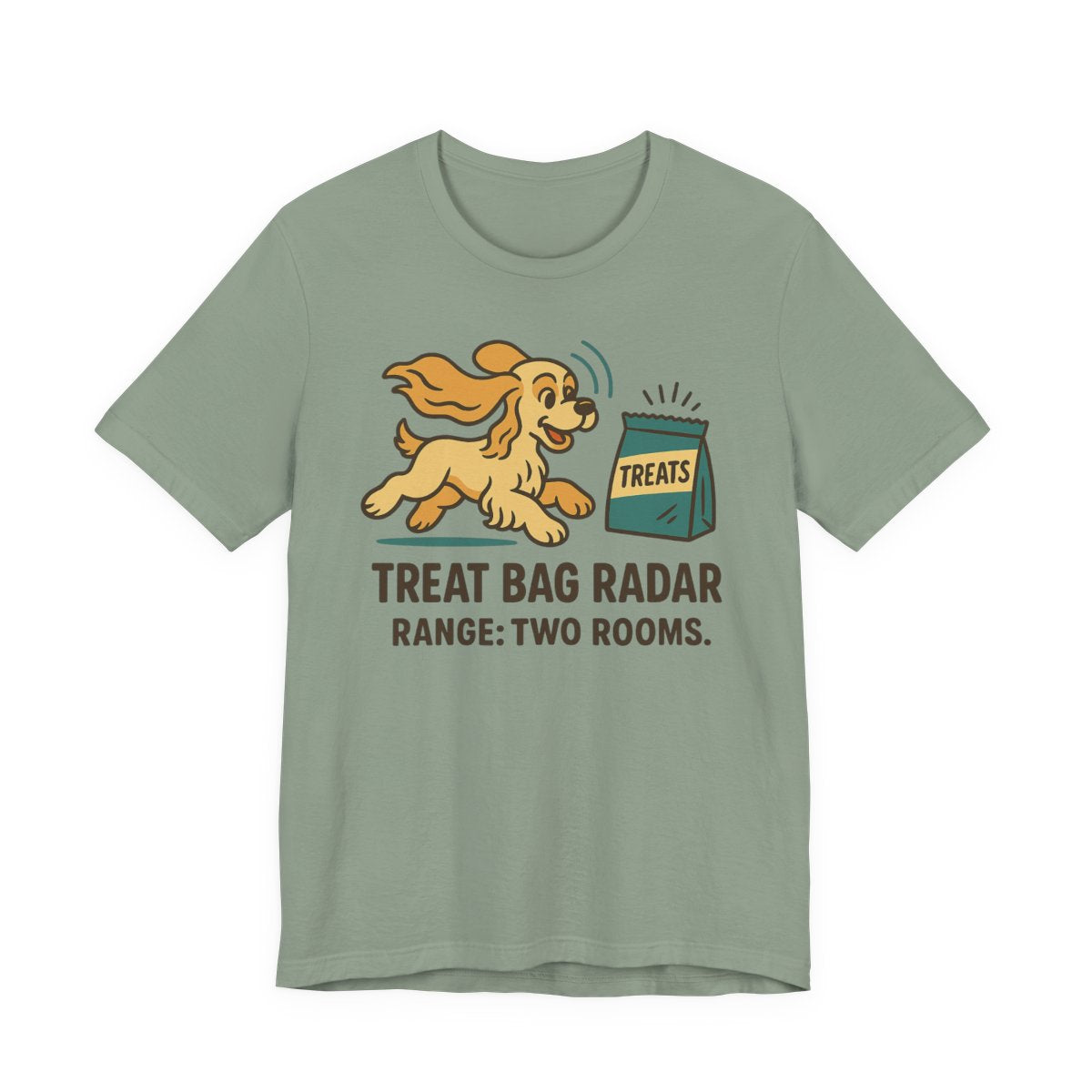Cocker Treat Bag Radar t-shirt, view 5