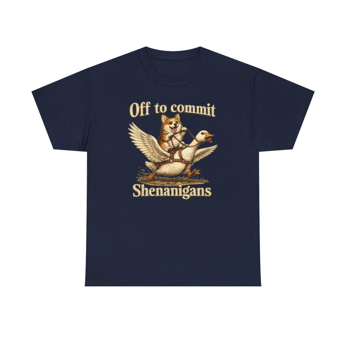 Corgi & Goose Shenanigans Graphic T-Shirt