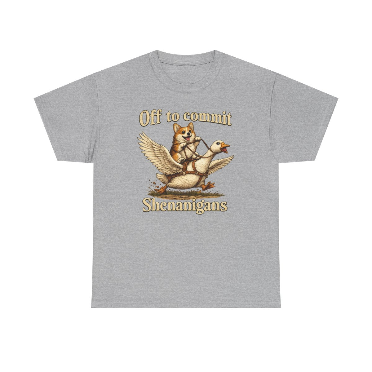 Corgi & Goose Shenanigans Graphic T-Shirt