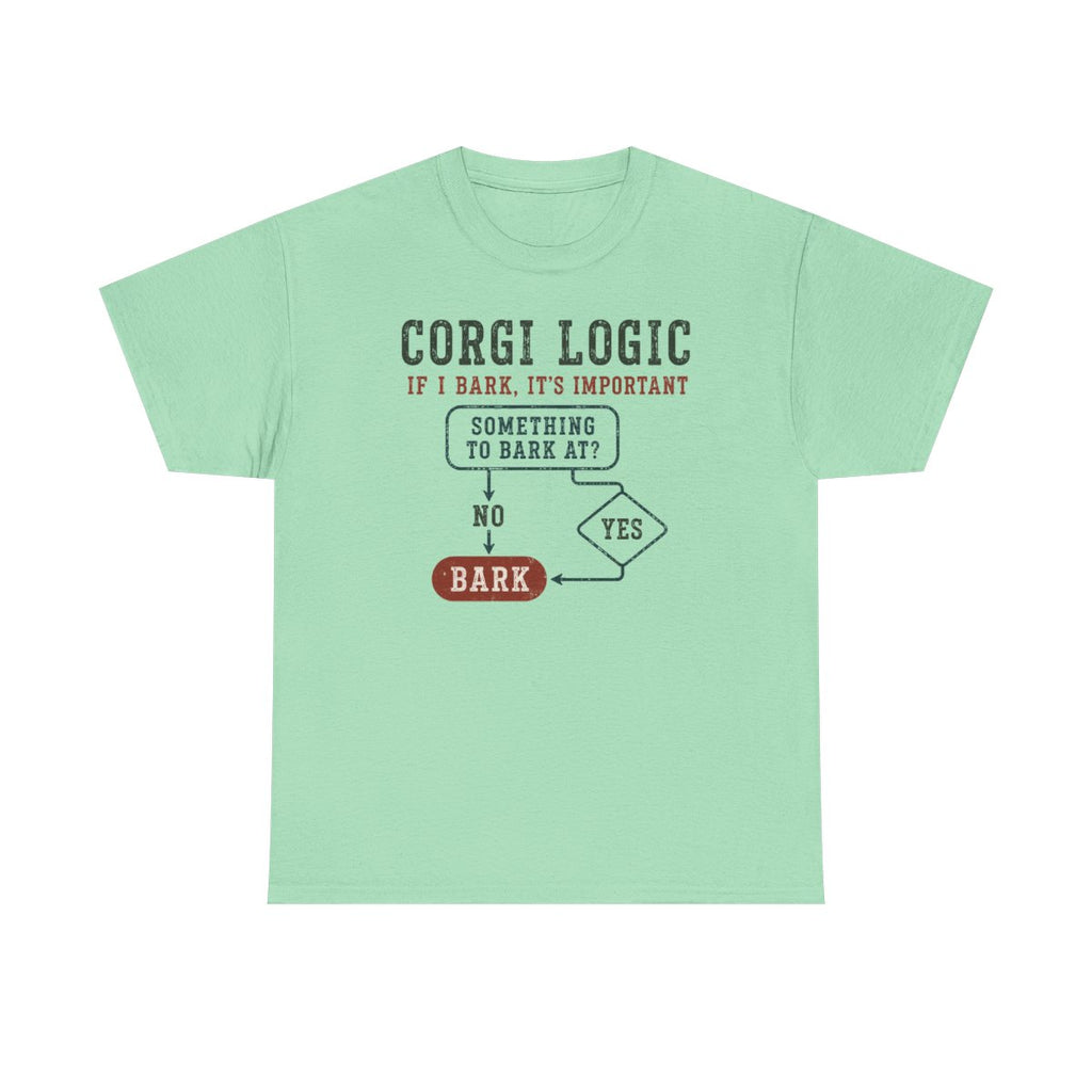 Corgi Logic Flowchart T-Shirt