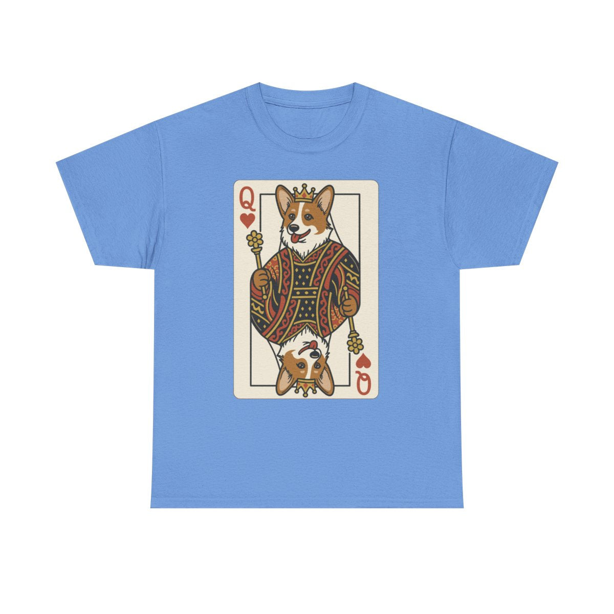 Corgi Queen Playing Card T-Shirt