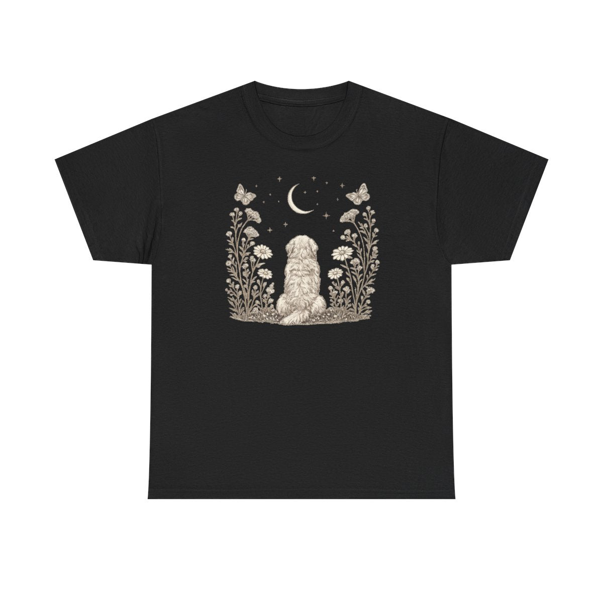 Cottage Core Golden Retriever T-Shirt