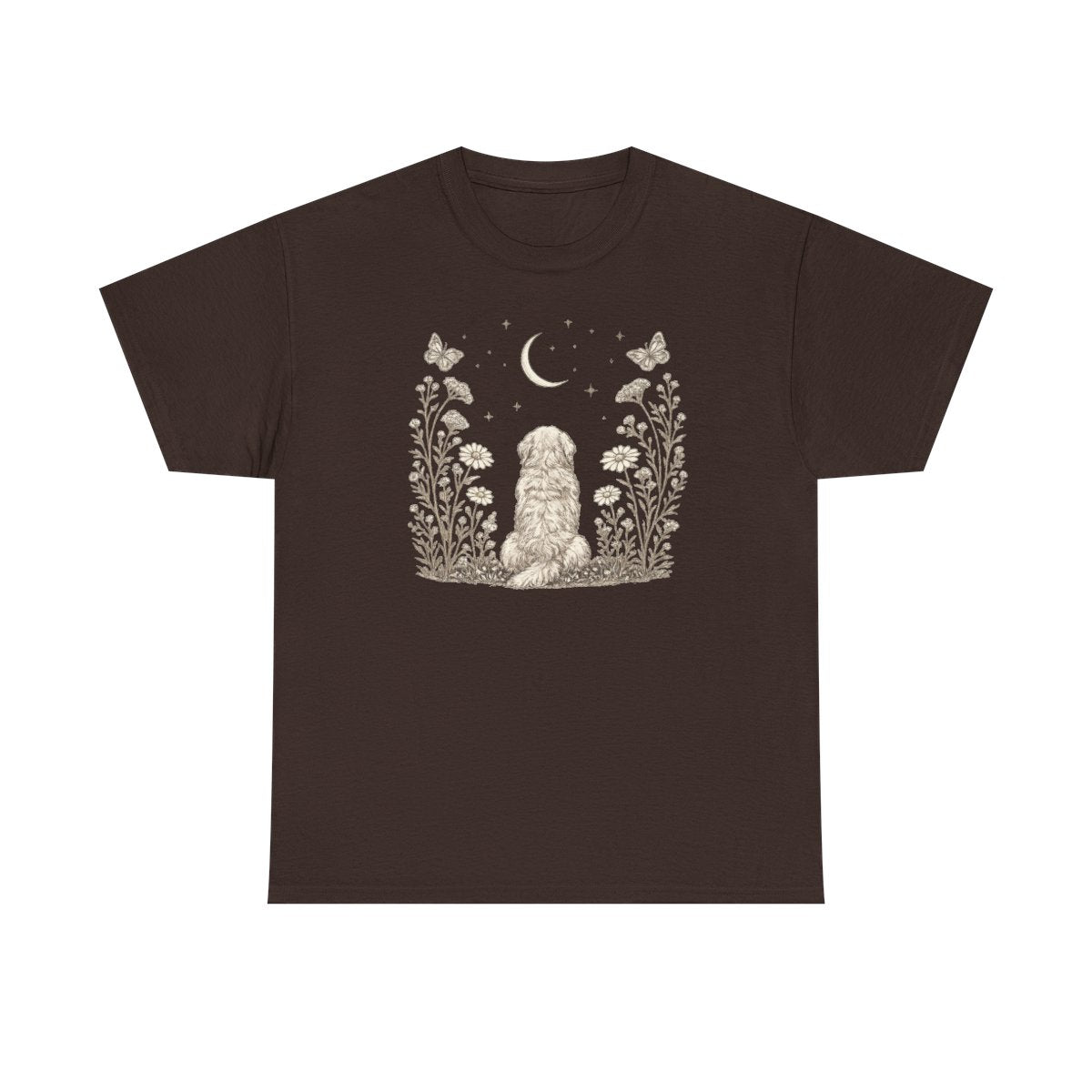Cottage Core Golden Retriever T-Shirt