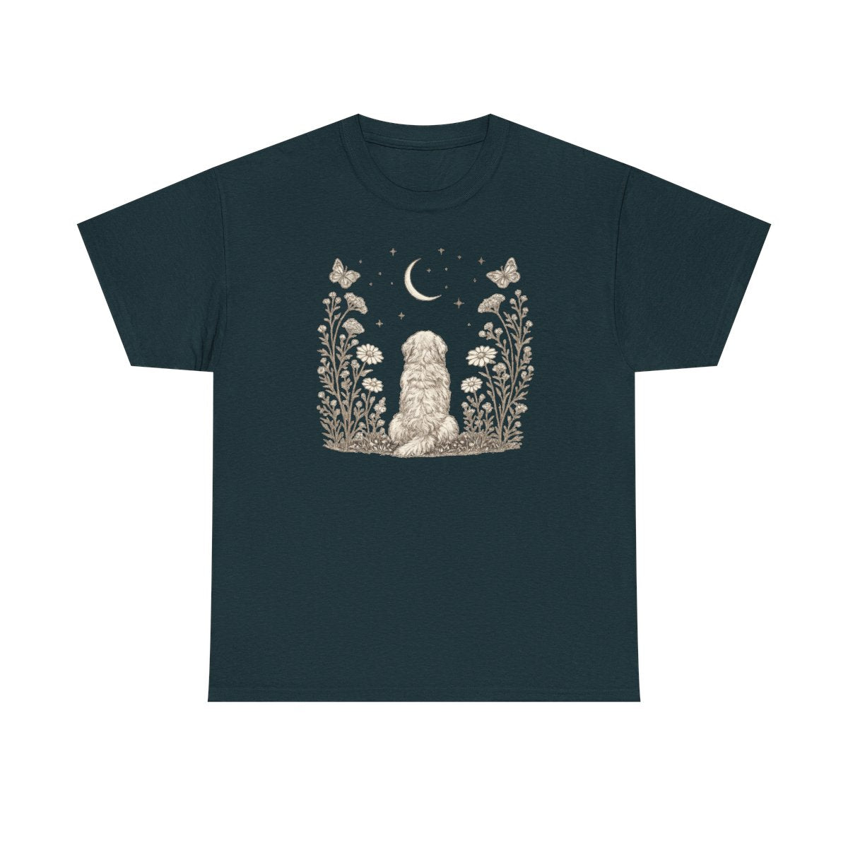 Cottage Core Golden Retriever T-Shirt