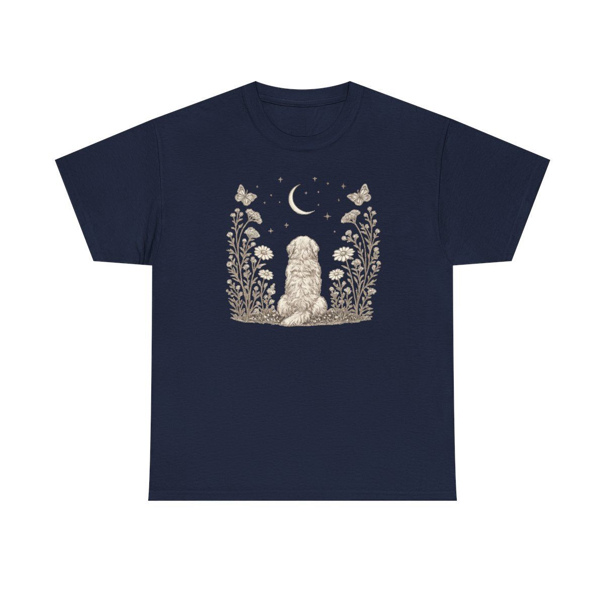Cottage Core Golden Retriever T-Shirt