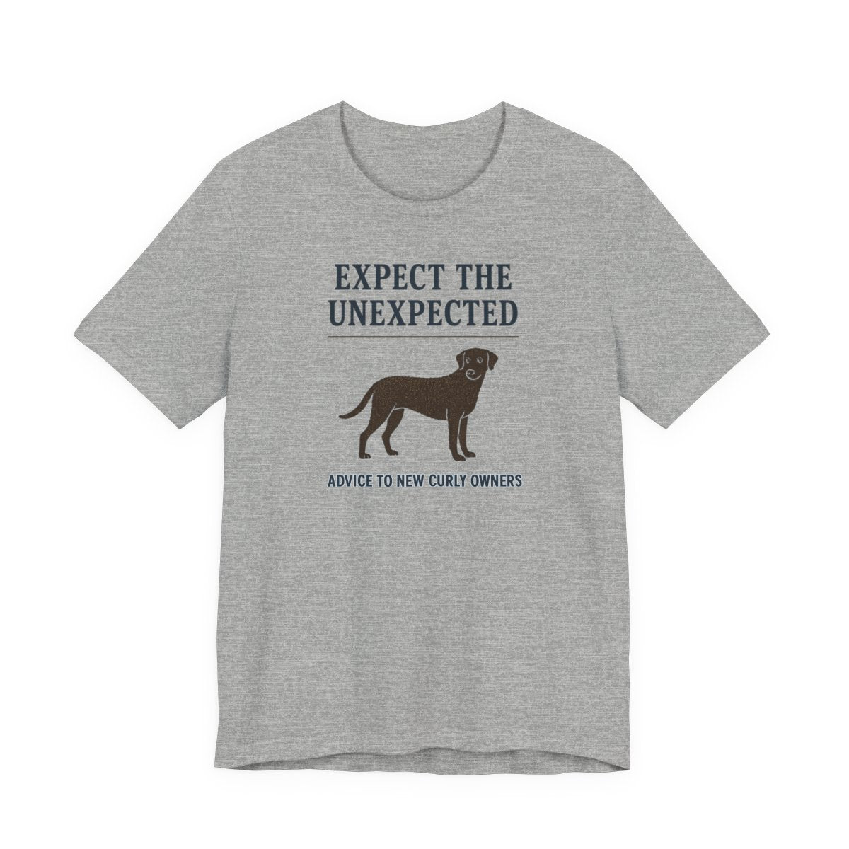 Curly-Coated Retriever Expect The Unexpected t-shirt, view 4