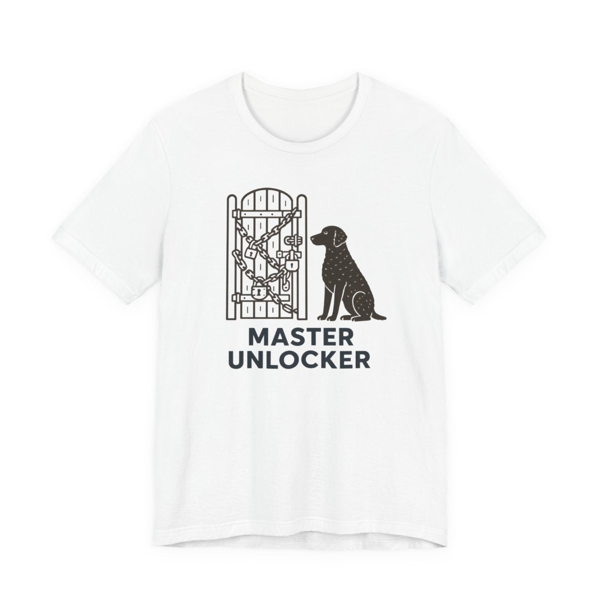 Curly-Coated Retriever Master Unlocker t-shirt, view 4