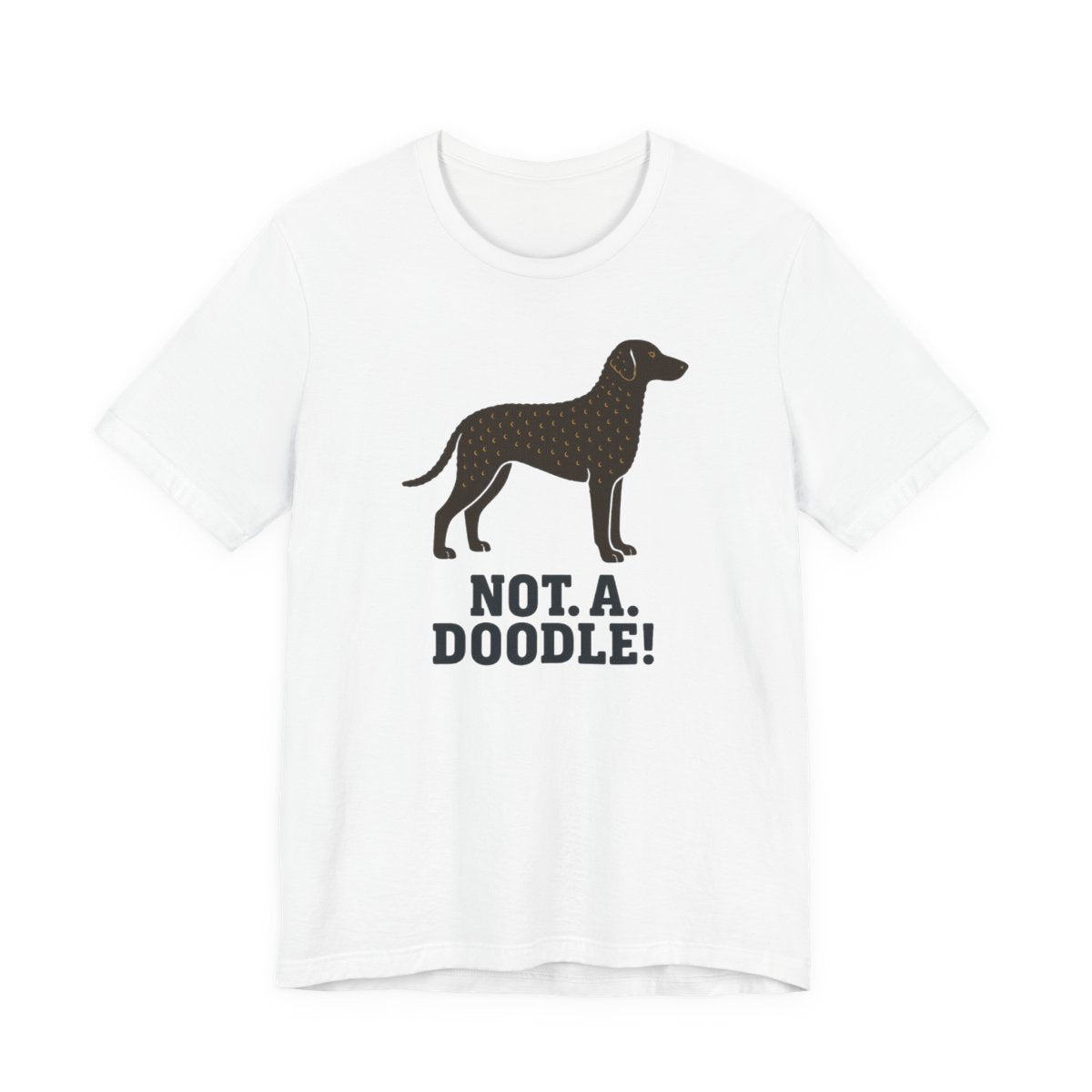 Curly-Coated Retriever Not A Doodle t-shirt, view 4