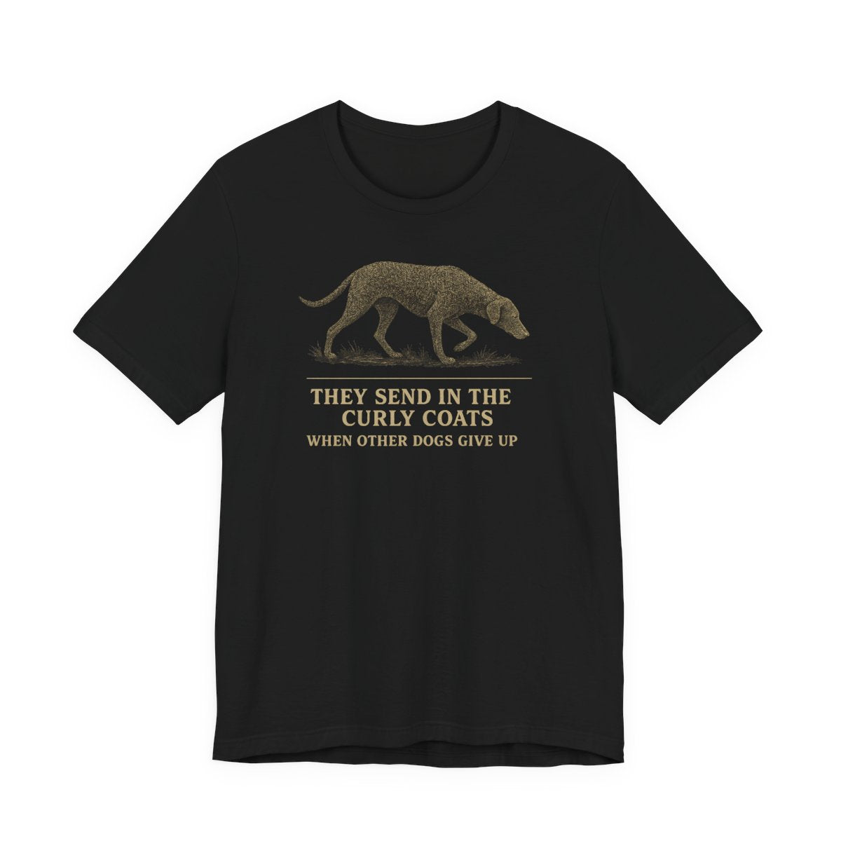 Curly-Coated Retriever Send In The Curly Coats t-shirt, view 2