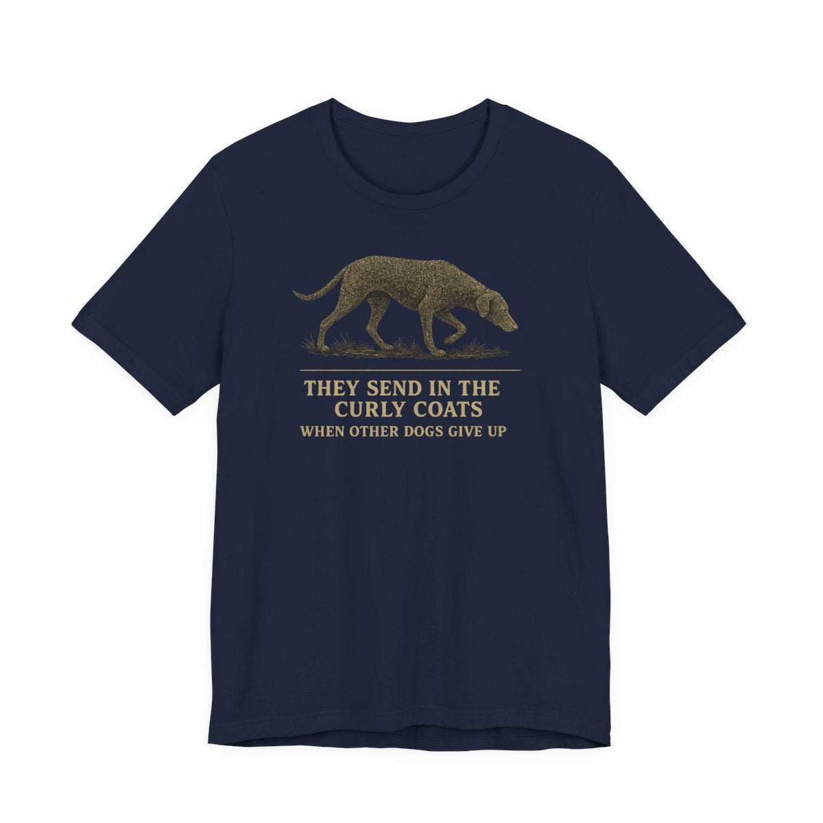 Curly-Coated Retriever Send In The Curly Coats t-shirt, view 4