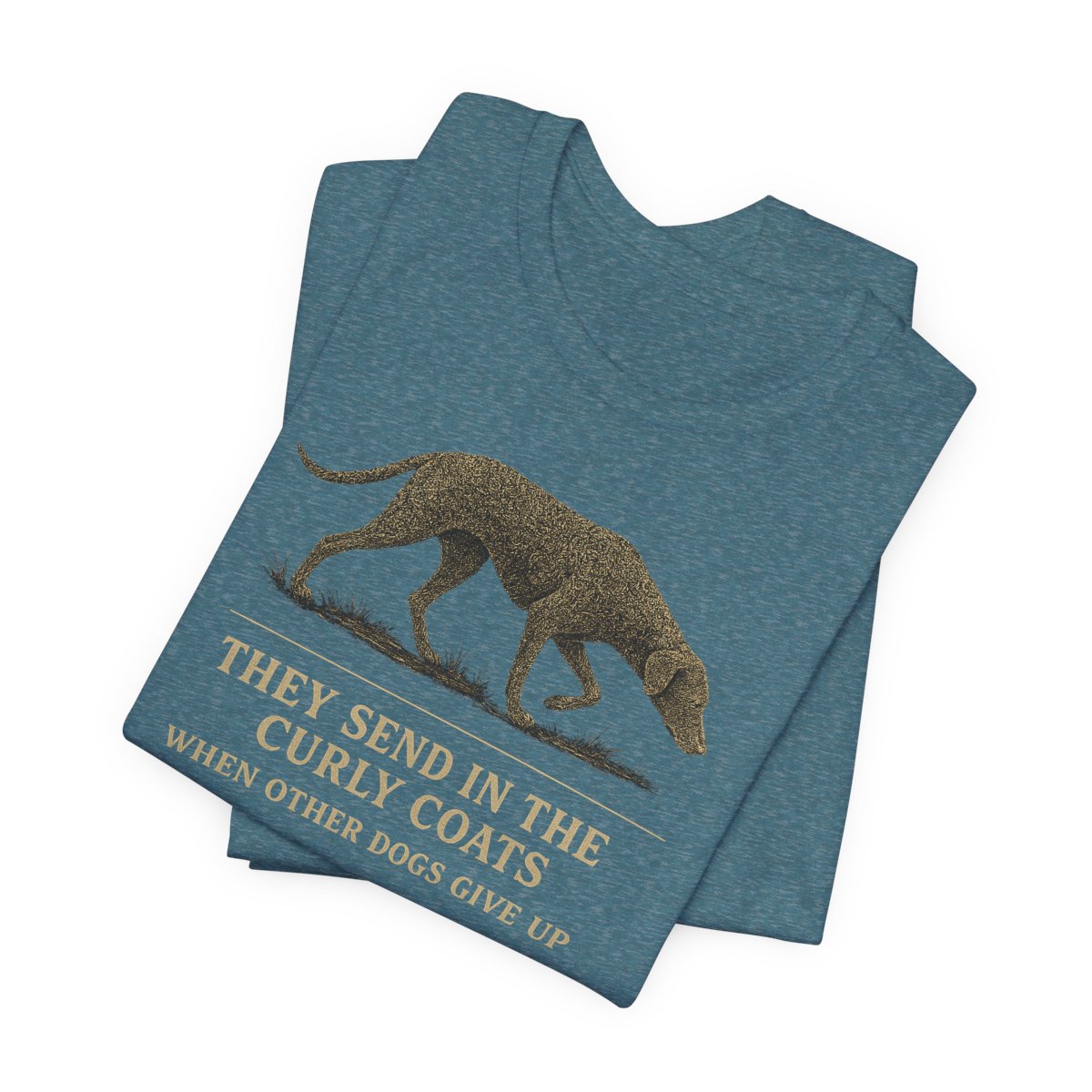 Curly-Coated Retriever Send In The Curly Coats t-shirt, view 6