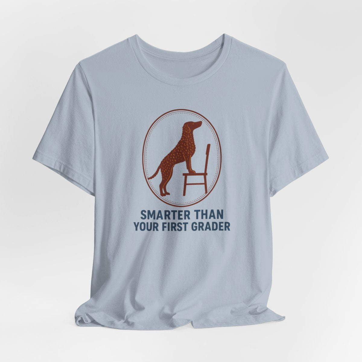 Curly-Coated Retriever Smarter Than Your First Grader t-shirt, view 7