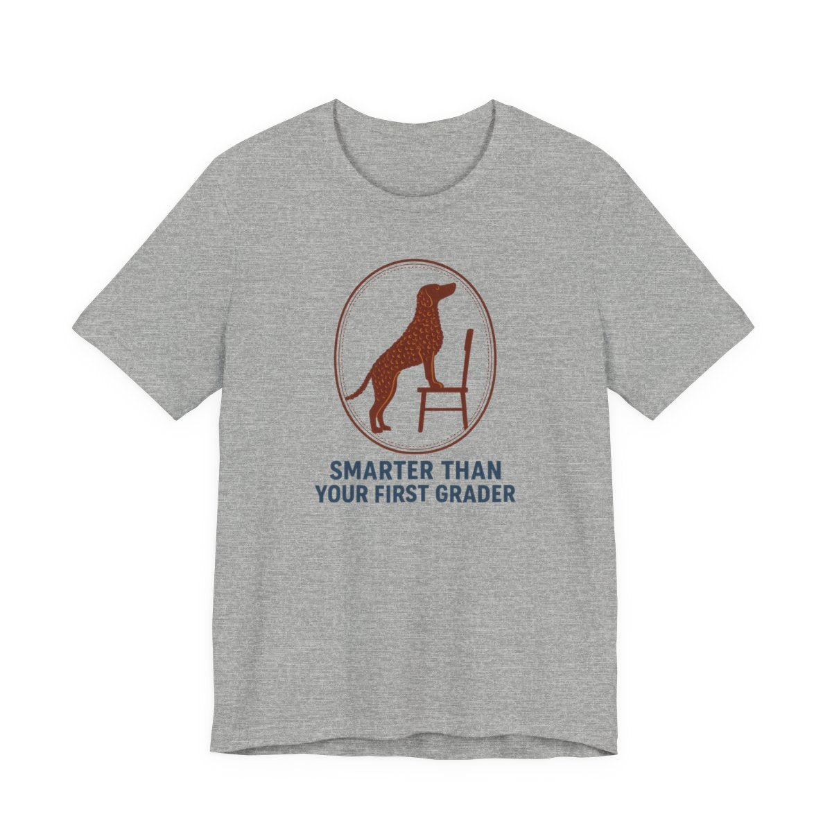 Curly-Coated Retriever Smarter Than Your First Grader t-shirt, view 2