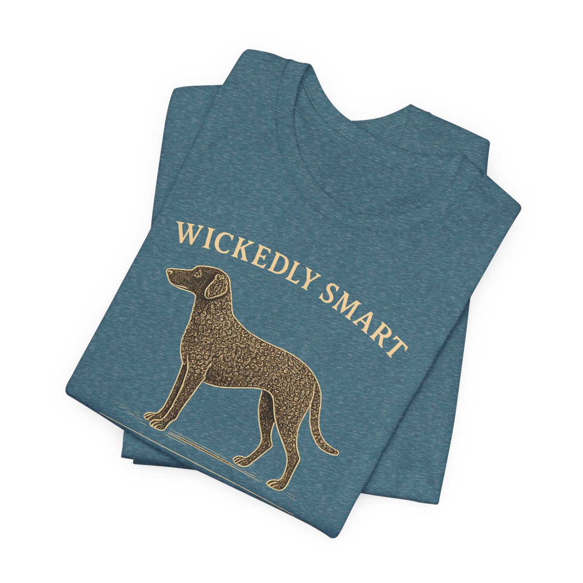Curly-Coated Retriever Wickedly Smart t-shirt, view 2