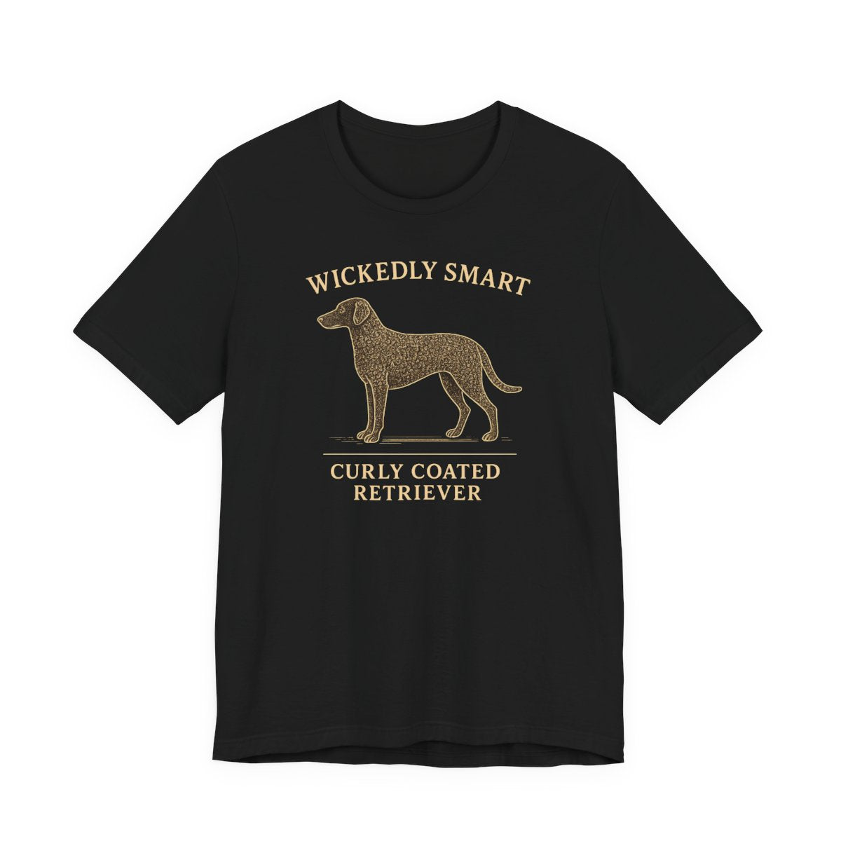 Curly-Coated Retriever Wickedly Smart t-shirt, view 4