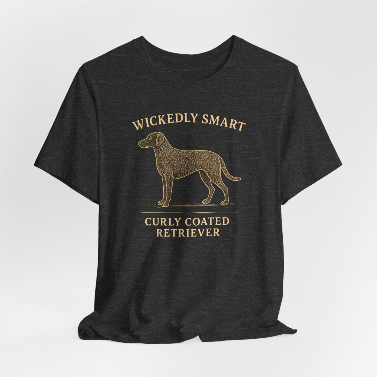 Curly-Coated Retriever Wickedly Smart t-shirt, view 7