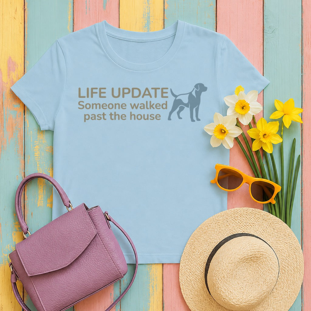 Life Update: Alert Lab Lover T-Shirt in Light Blue