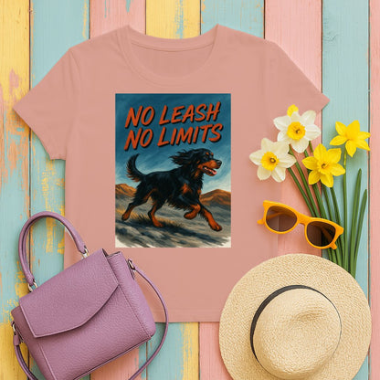 No Leash No Limits Graphic Print T-shirt product type