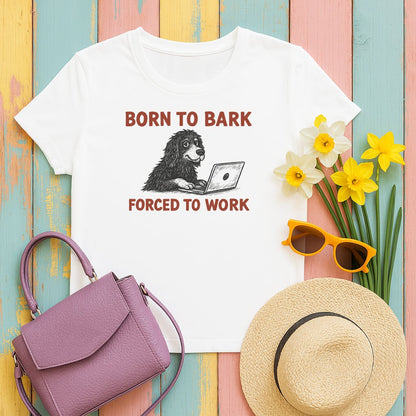 Born to Bark Forced to Work Graphic T-Shirt product
