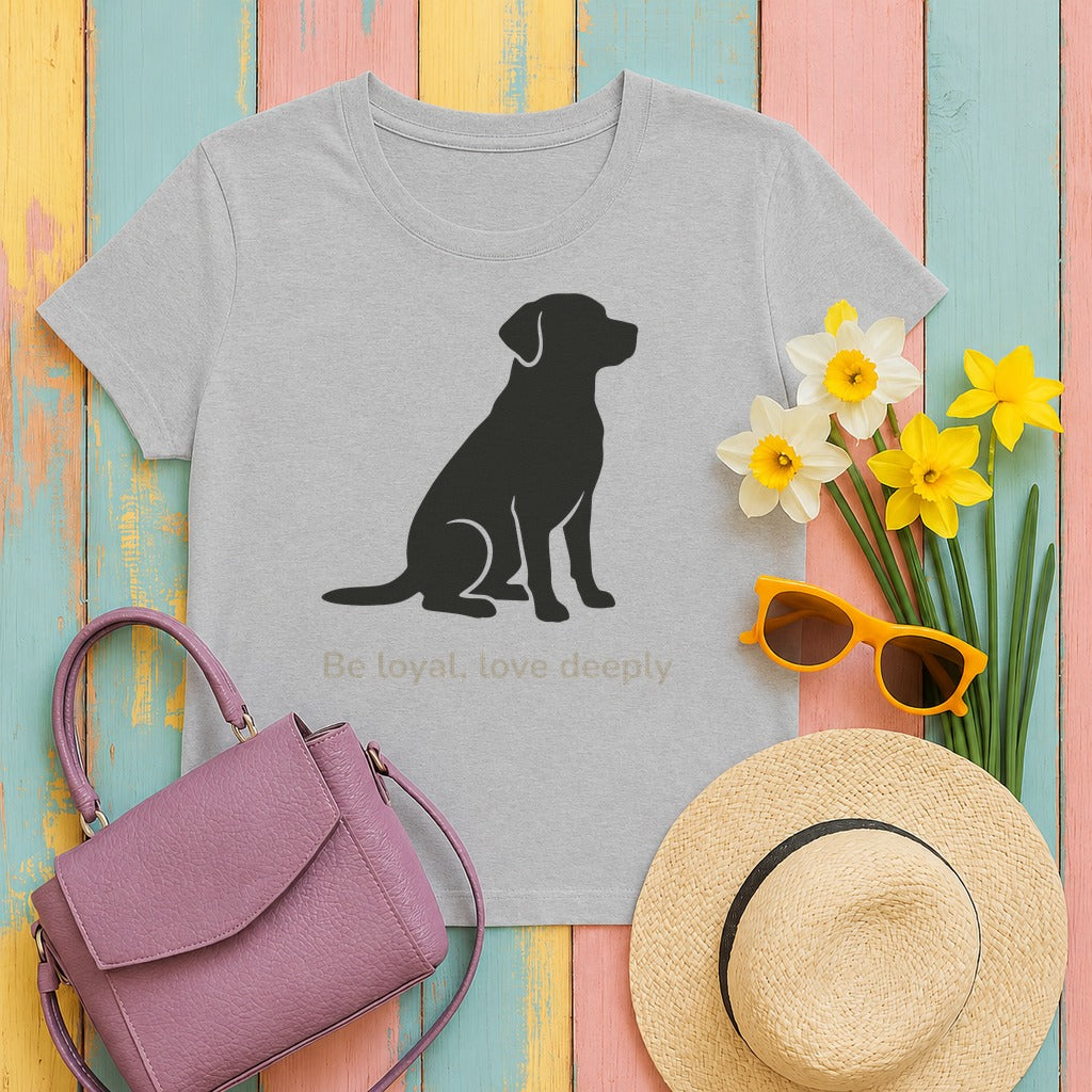 Loyal Loving Lab T-Shirt in Sport Grey