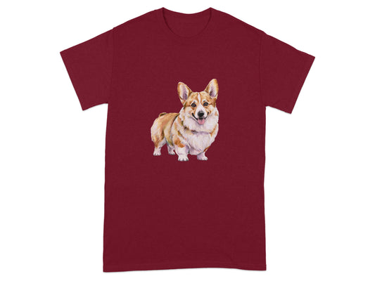 Adorable Corgi Dog Illustration Graphic T-Shirt product