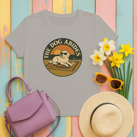 The Dog Abides Graphic Casual Wear Tee product type