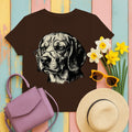 Disappointed Beagle T-Shirt in Dark Chocolate