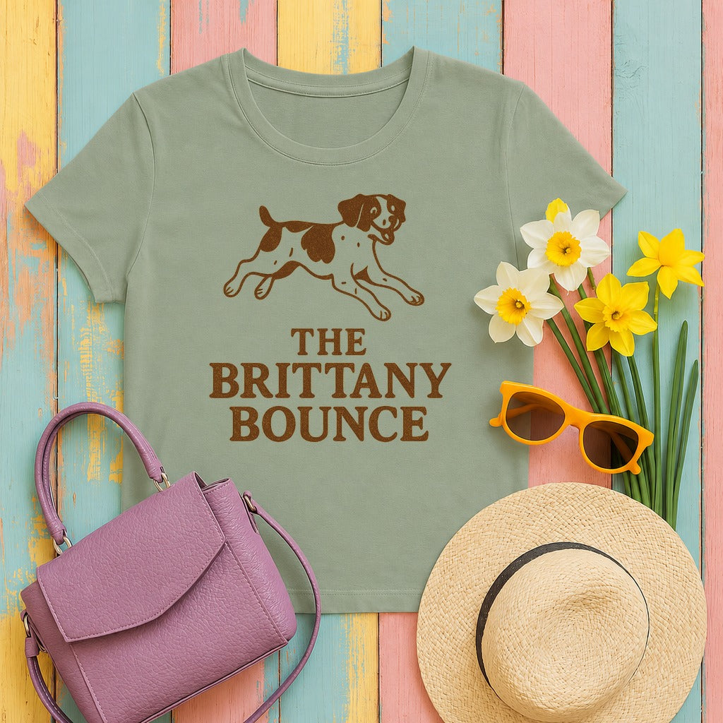 The Brittany Bounce T-shirt in Sage