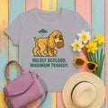 Cocker Mildly Scolded Maximum Tragedy Tee in Athletic Heather