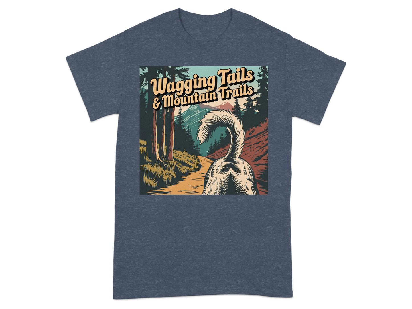 Wagging Tails Mountain Trails Graphic Tee product type