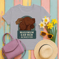 Boykin Spaniel Maximum Ear-Rub Achieved T-shirt in Athletic Heather