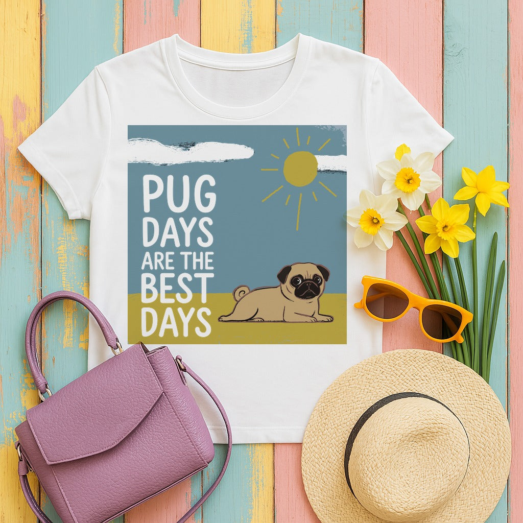 Pug Days Are The Best Days t-shirt