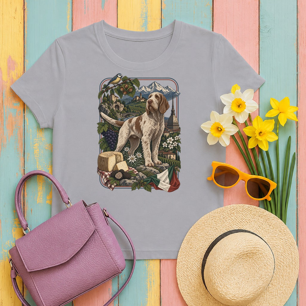 Spinone Italiano Italy Heritage tee, Athletic Heather