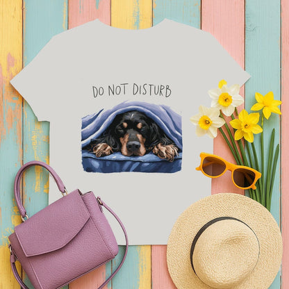 Do Not Disturb Dog Sleeping Graphic Tee product