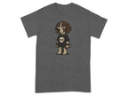 Grumpy Dog with Skull Shirt Design T-Shirt Product