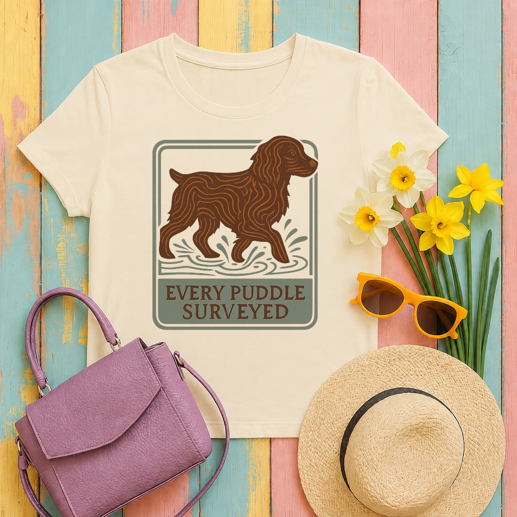 Boykin Spaniel Every Puddle Surveyed T-shirt